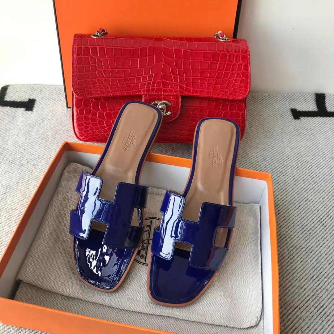 에르메스 올수공 오란 슬리퍼 샌들 페이던트 18